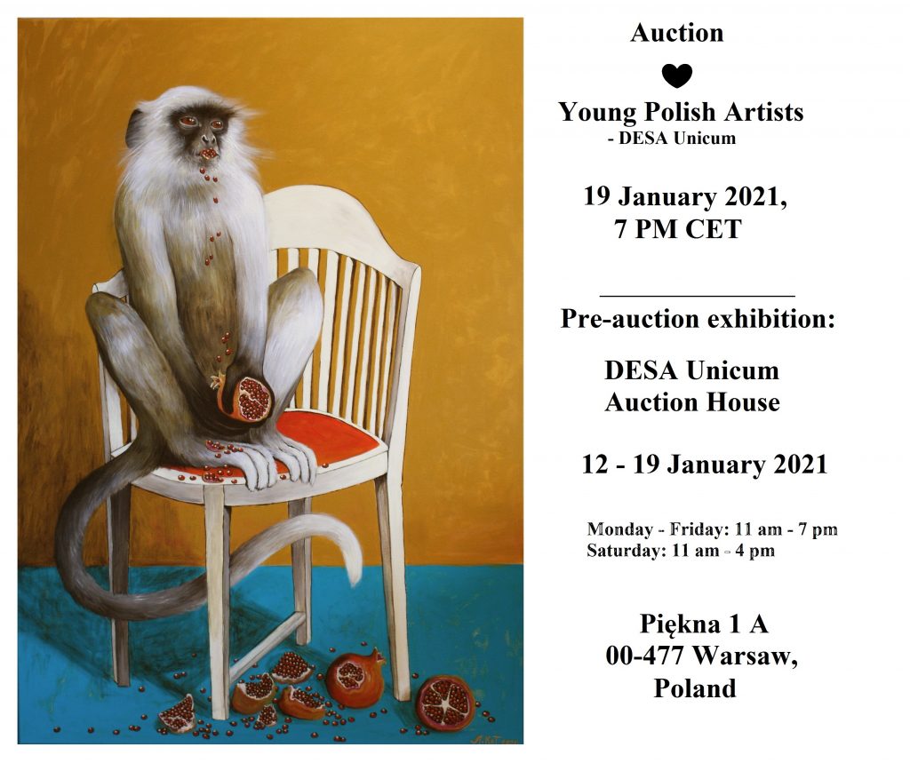 „Hulman czczony pożerający granaty” – YOUNG POLISH ARTISTS – DESA UNICUM