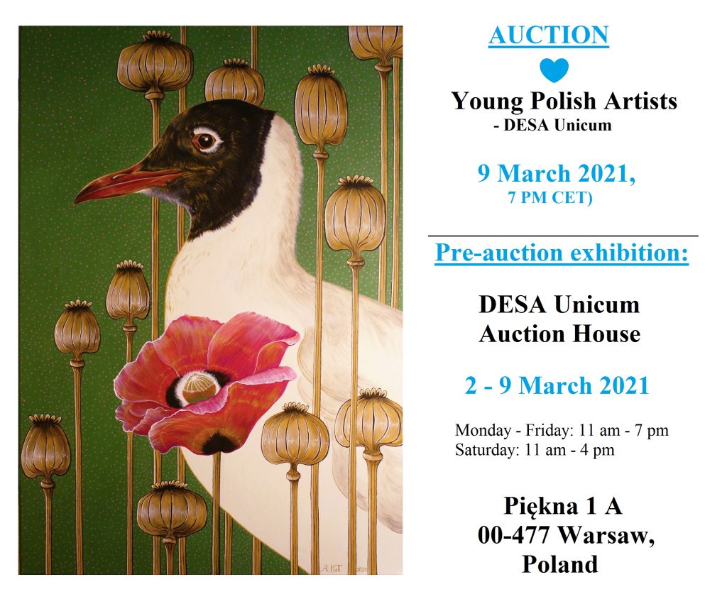 „MEWA CZARNOGŁOWA” – YOUNG POLISH ARTISTS – DESA UNICUM