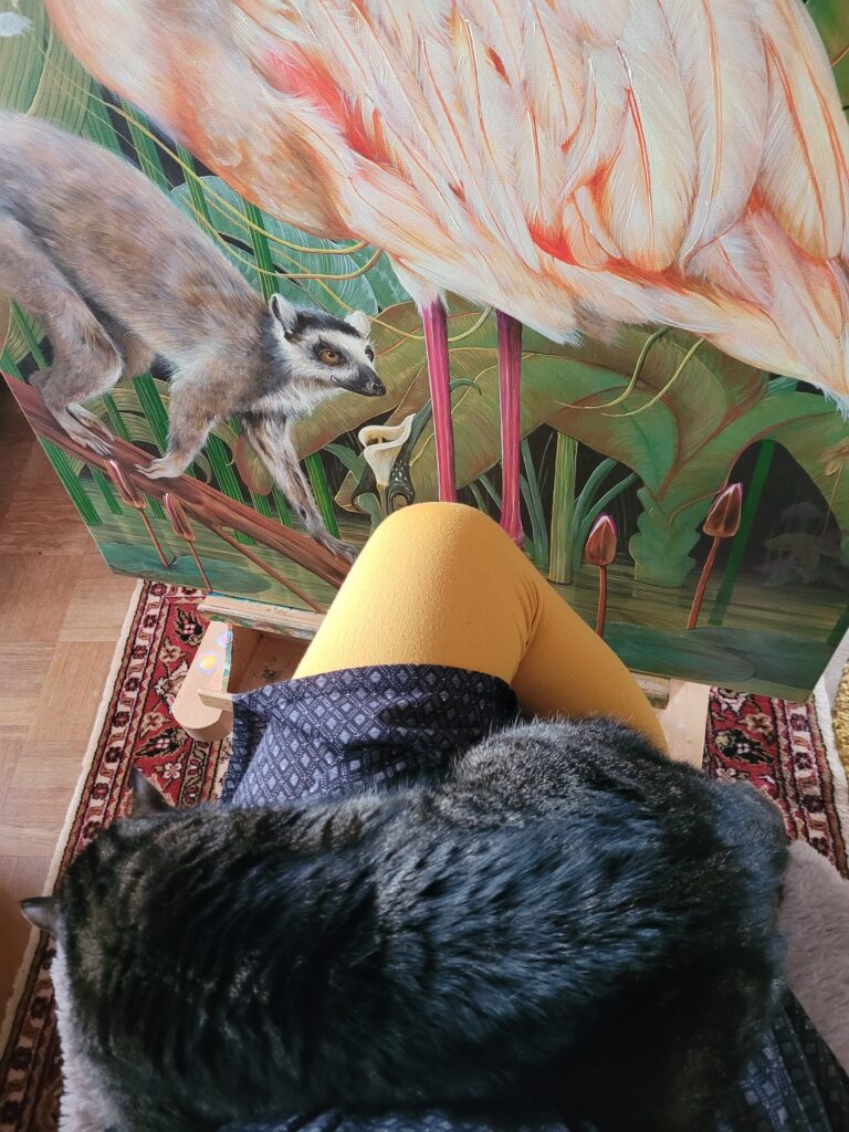 „Dziwny Ogród” – Malowanie..