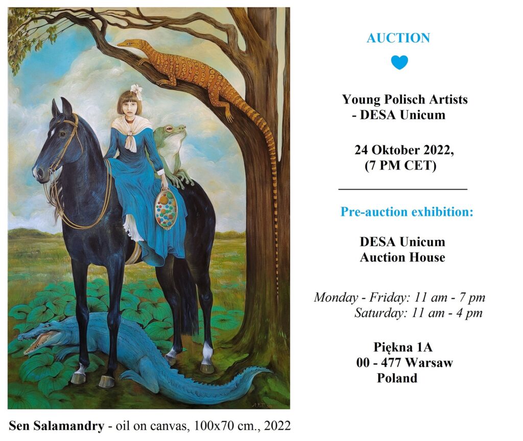 „Sen Salamandry (Panna Inga na koniu)” – YOUNG POLISH ARTISTS – DESA Unicum