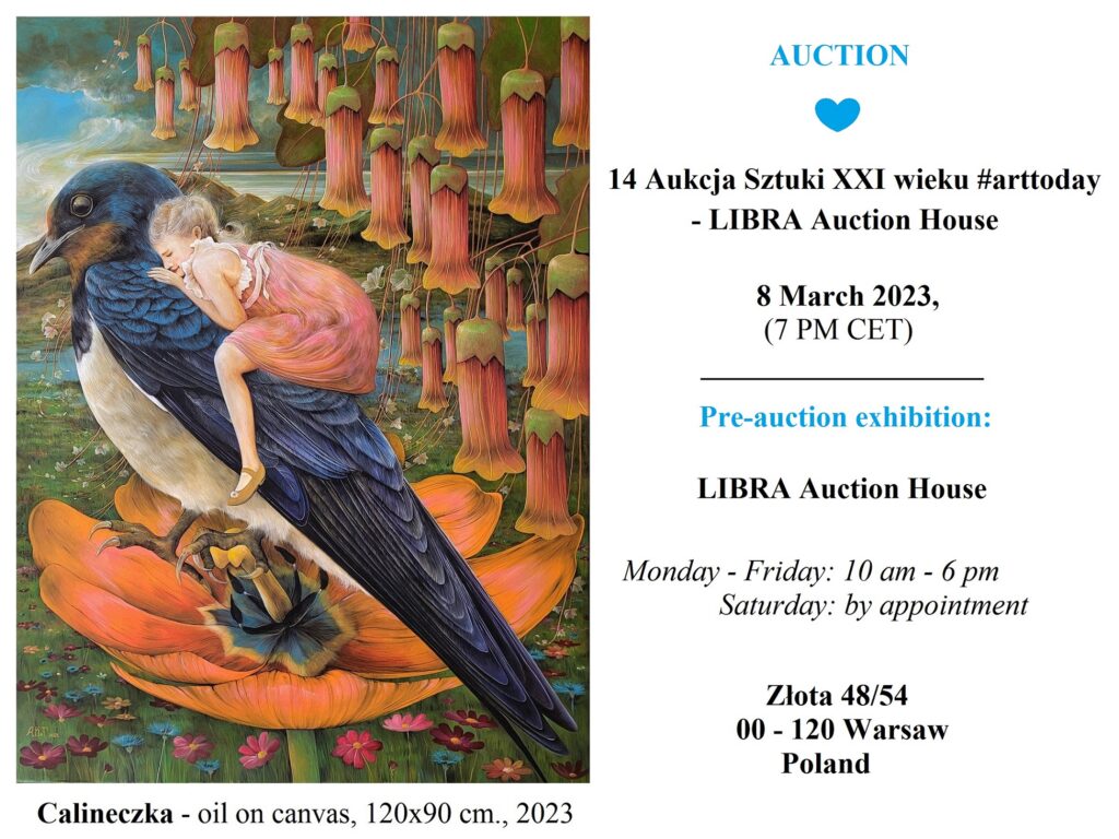 „CALINECZKA” – 14 AUKCJA SZTUKI XXI WIEKU #ARTTODAY – LIBRA AUCTION HOUSE