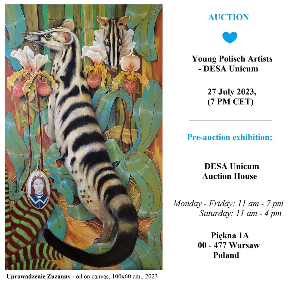 „UPROWADZENIE ZUZANNY” – YOUNG POLISH ARTISTS – DESA UNICUM