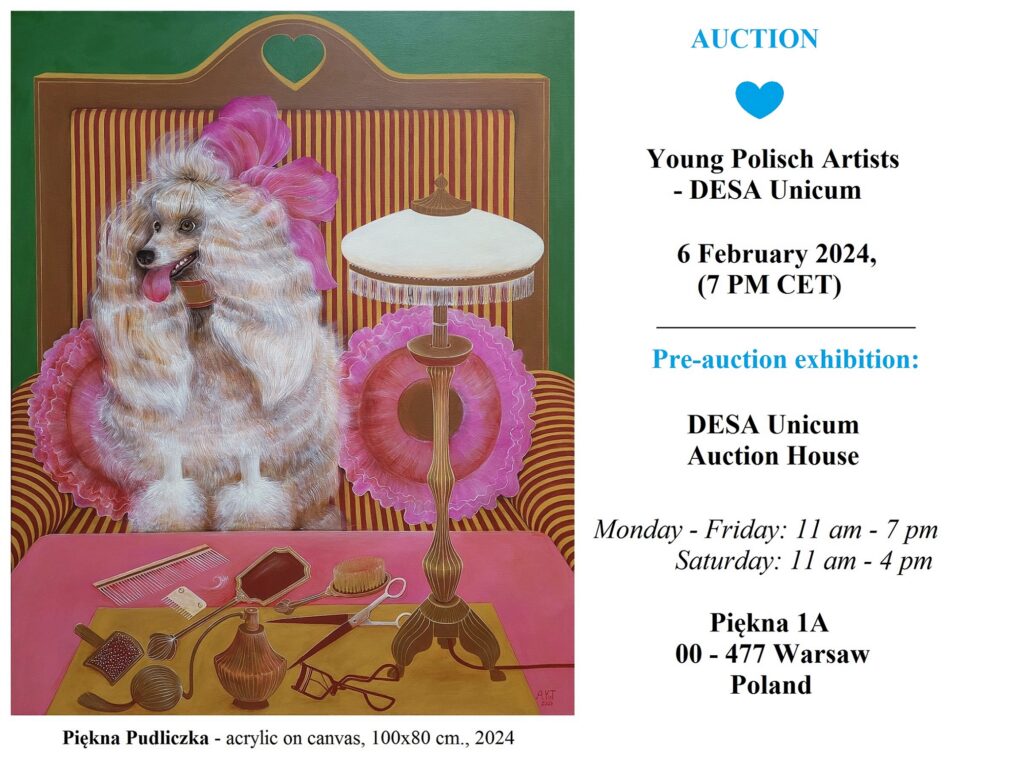 „Piękna Pudliczka” – YOUNG POLISH ARTISTS – DESA UNICUM