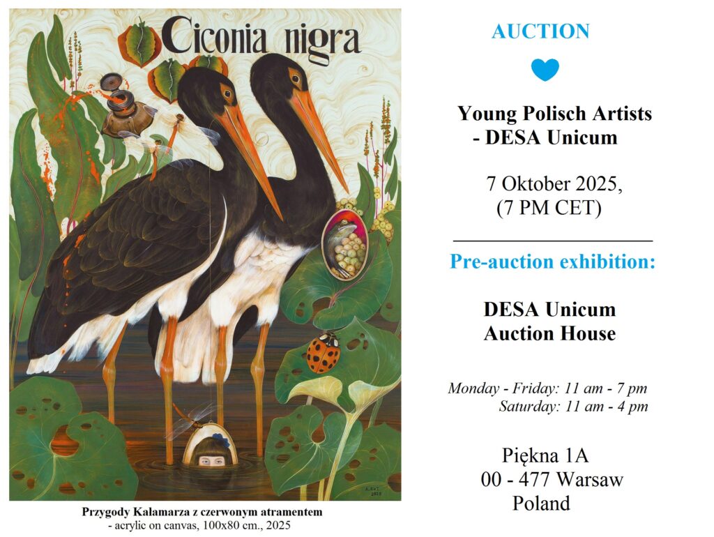 „Przygody Kałamarza z czerwonym atramentem” – YOUNG POLISH ARTISTS – DESA UNICUM