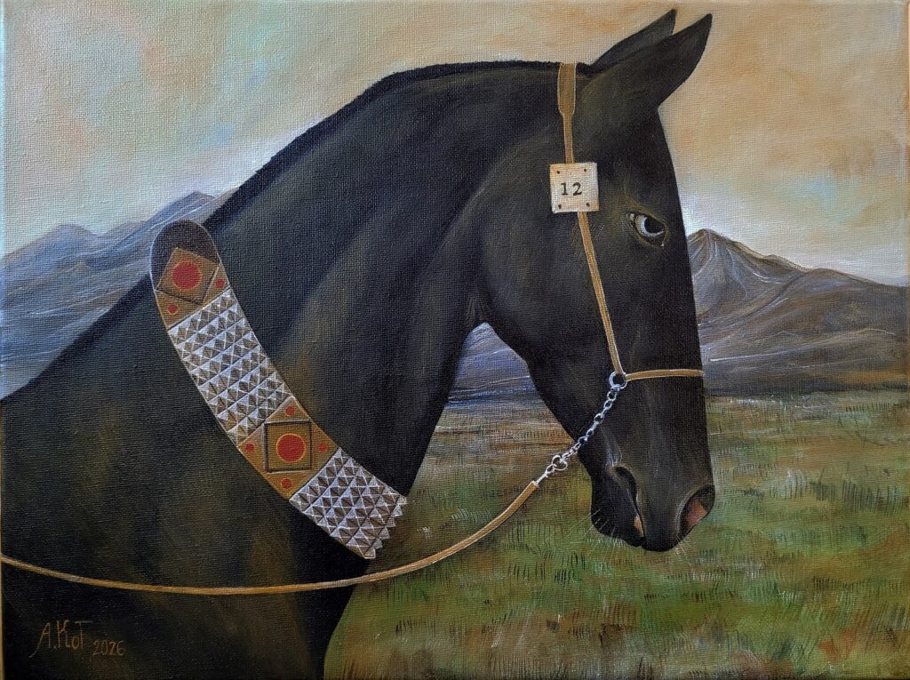 „W podróży przez Kaukaz” – ACRYLIC ON CANVAS, 30×40 cm., 2026