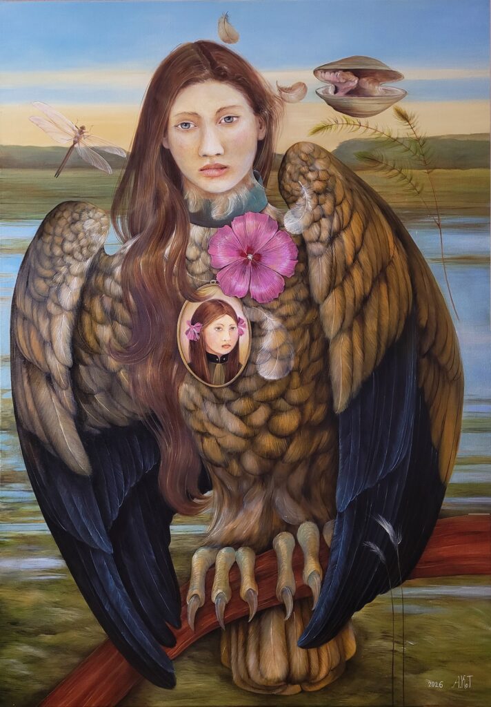 „MUSZLA” – oil on canvas, 100×70 cm., 2026